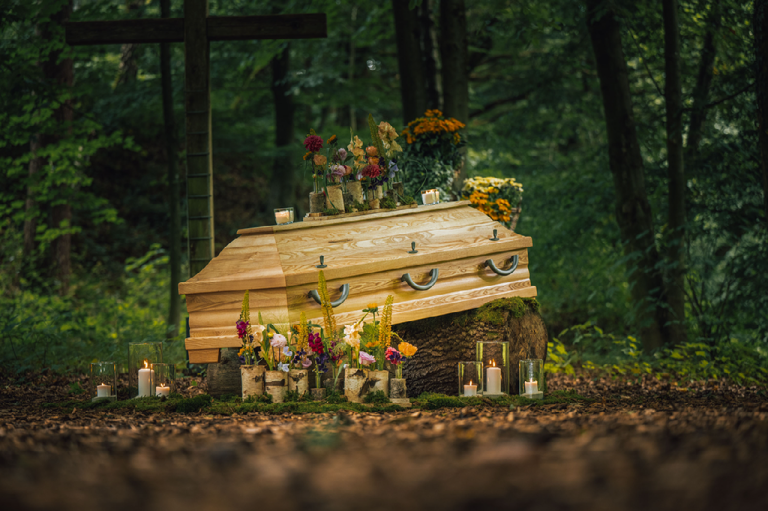 Abschied nehmen im Wald